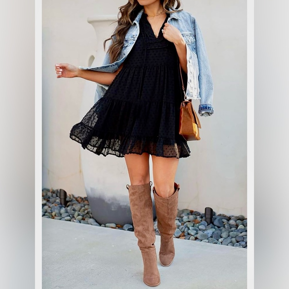 New super cute black dress size large sold out